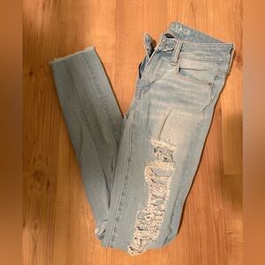 American Eagle Ripped Skinny Jeans